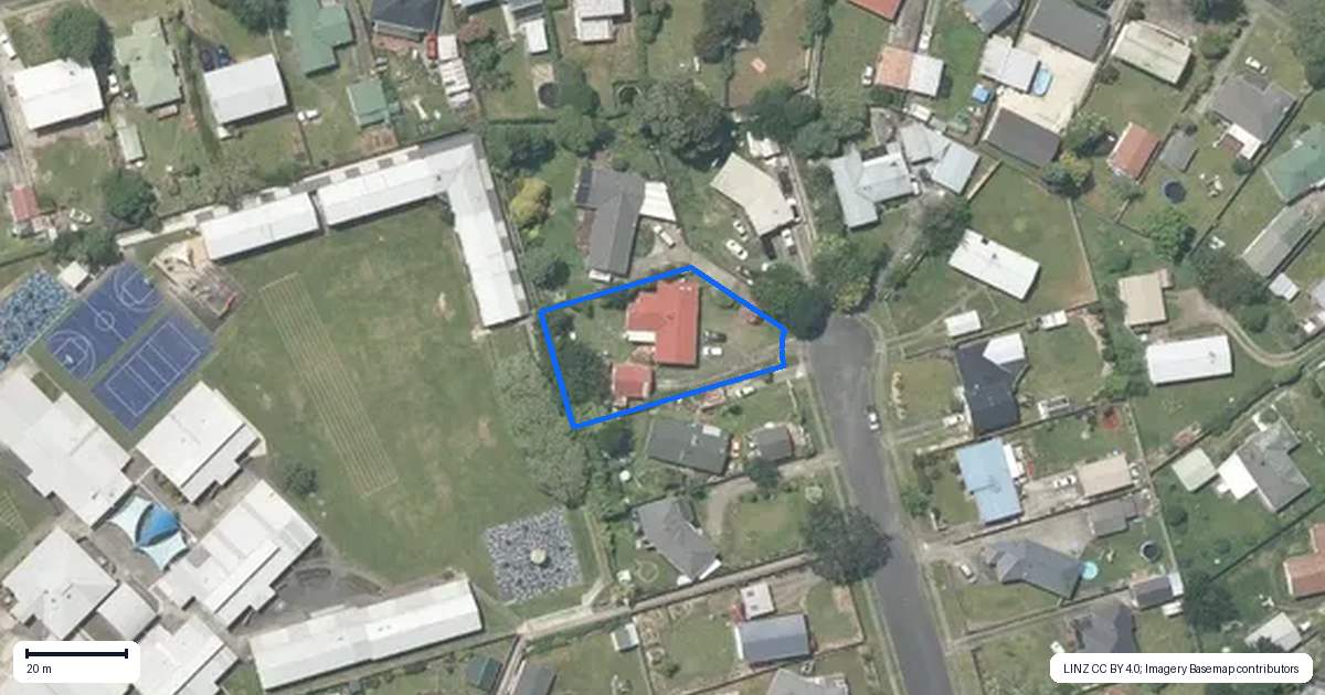 Property context map for 32 Kowhai Place, Tokoroa