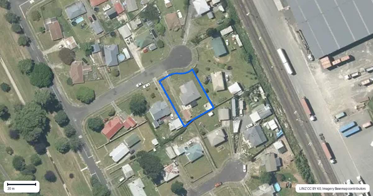 Property context map for 5 Solway Place, Tokoroa