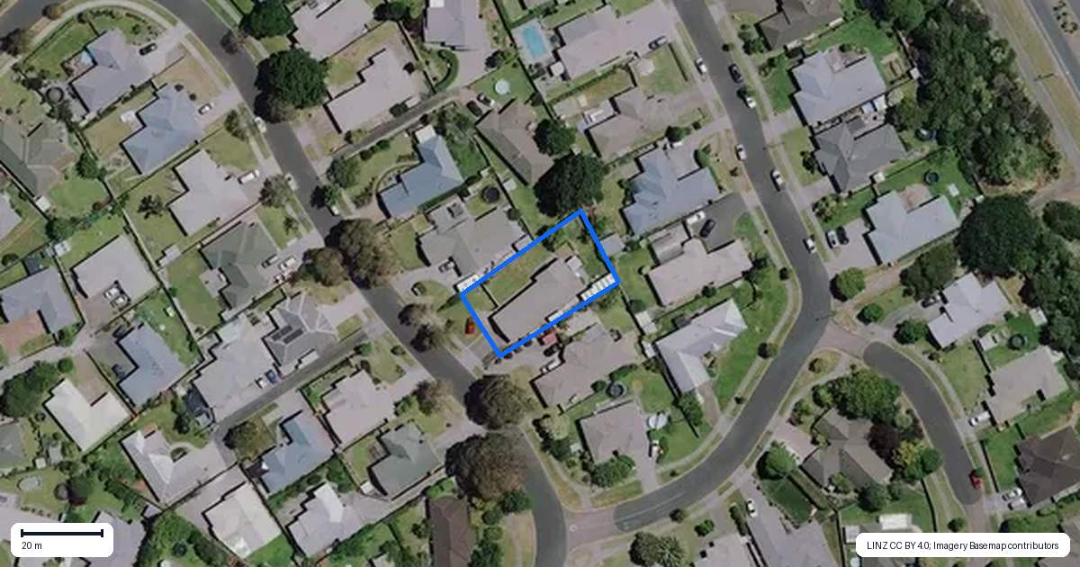 Property context map for 43 Diomede Glade, Flagstaff, Hamilton
