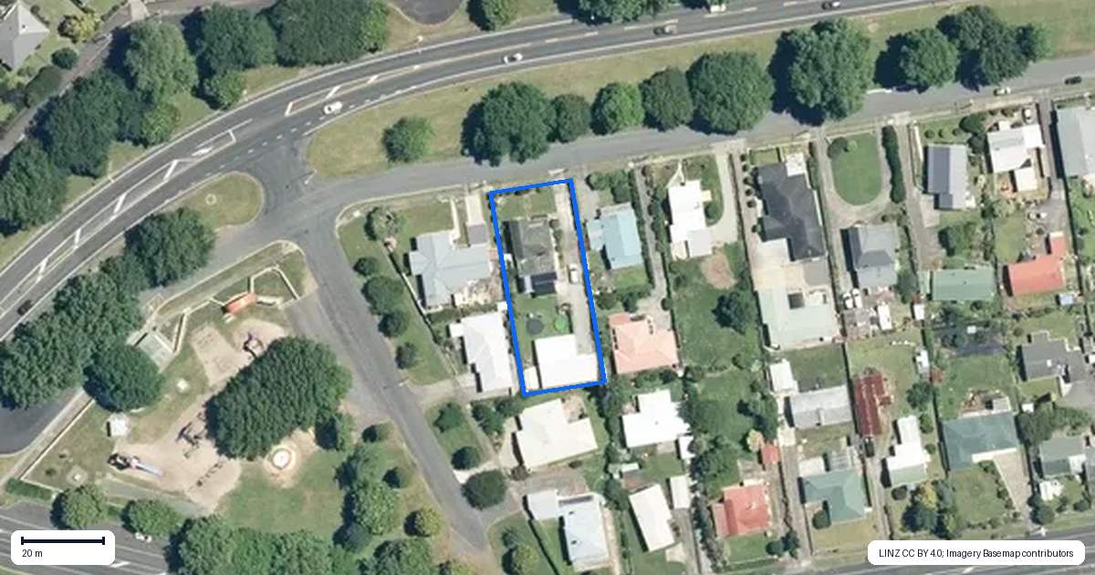 Property context map for 39 Parry Palm Avenue, Waihi