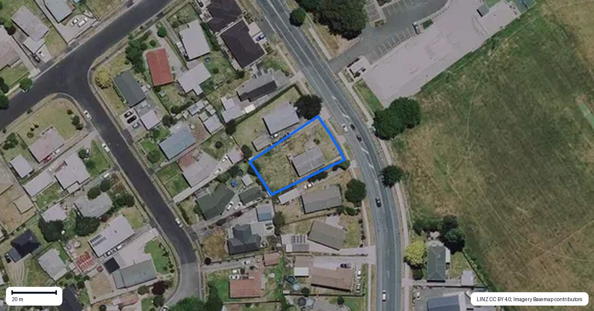 Property context map for 43 Hyde Avenue, Nawton, Hamilton