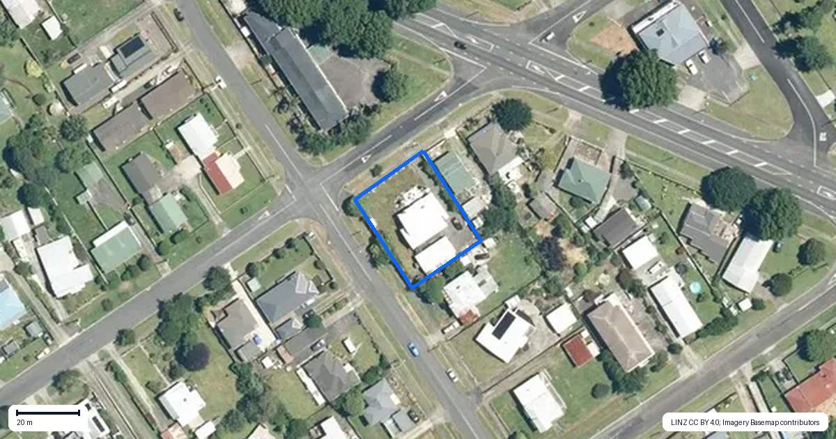Property context map for 3 Amaranth Street, Waihi