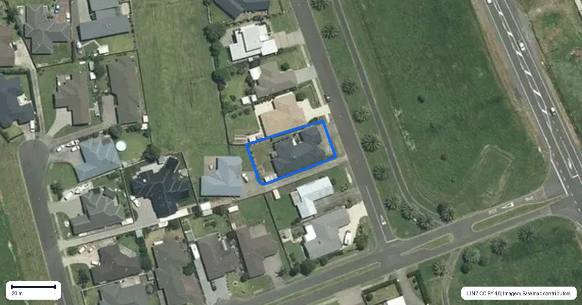 Property context map for 7 Crawford Drive, Thames