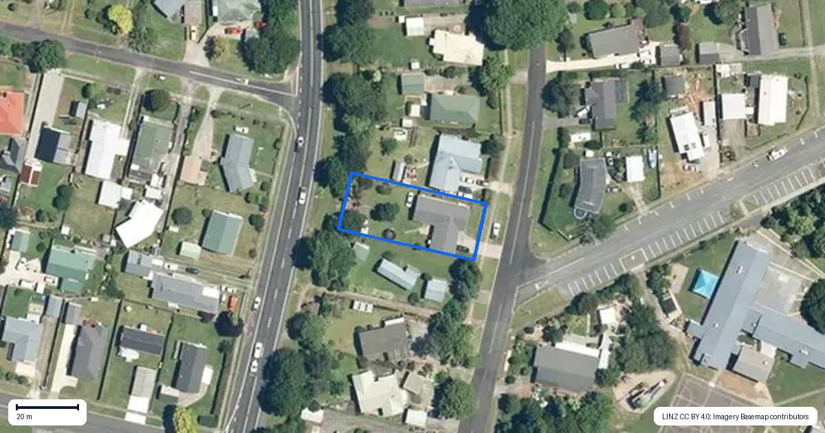 Property context map for 49 Gladstone Road, Waihi