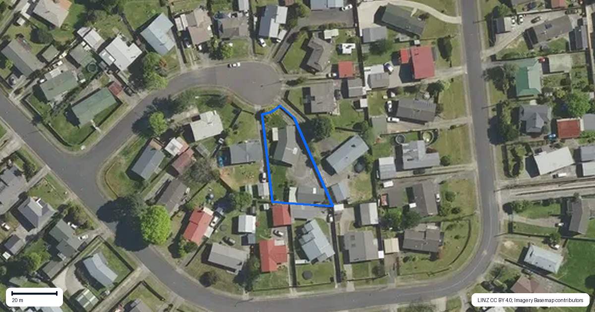 Property context map for 7 Adam Place, Mangakakahi, Rotorua