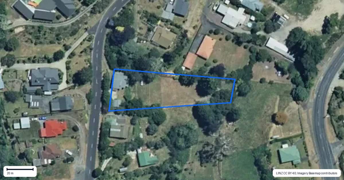 Property context map for 47 Ward Street, Taumarunui
