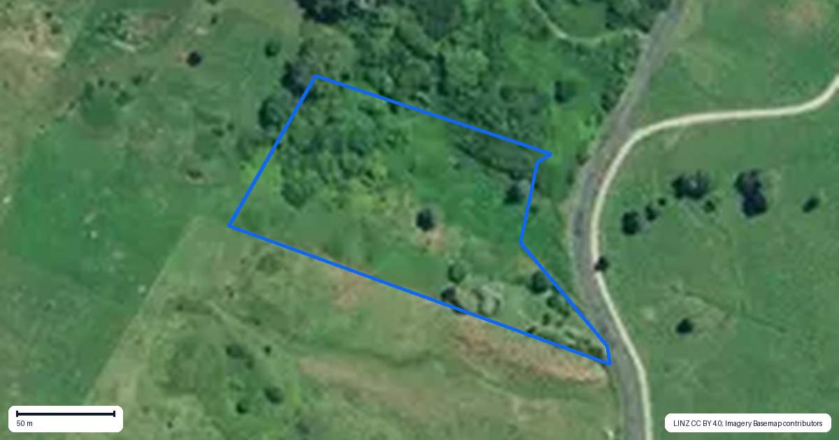 Property context map for 57 Fullerton Road, Te Kuiti