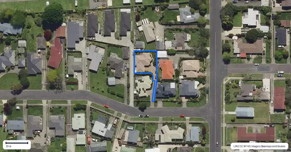 Property context map for 6A Barry Avenue, Whakatane