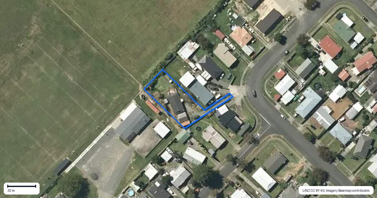 Property context map for 13 Fairmont Street, Ngaruawahia
