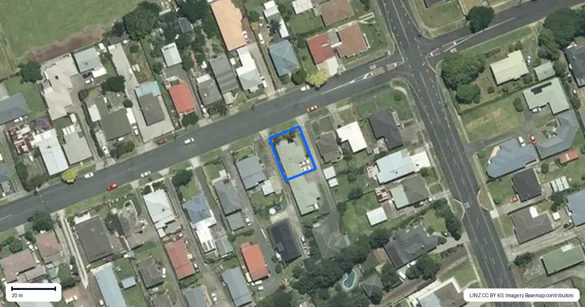 Property context map for 122 Fenton Street, Thames