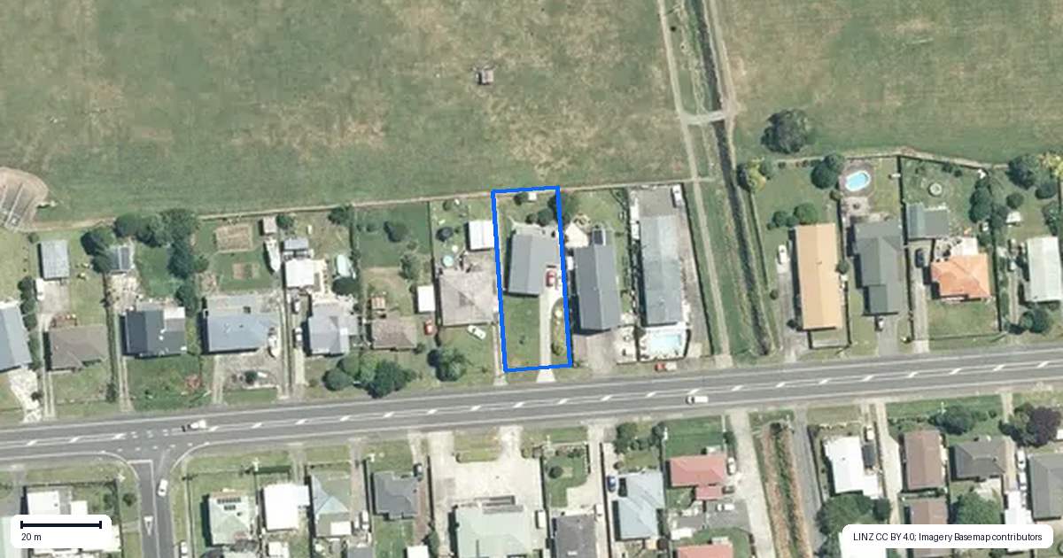Property context map for 34 Station Road, Paeroa