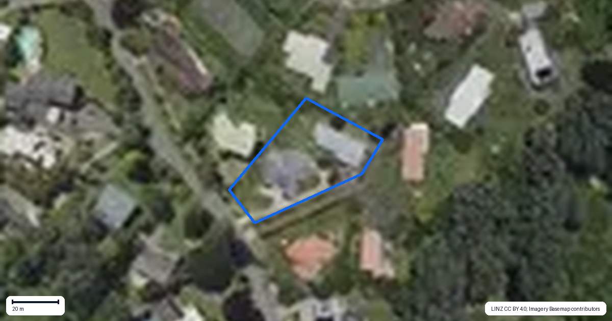 Property context map for 98A Otarawairere Road, Ohope