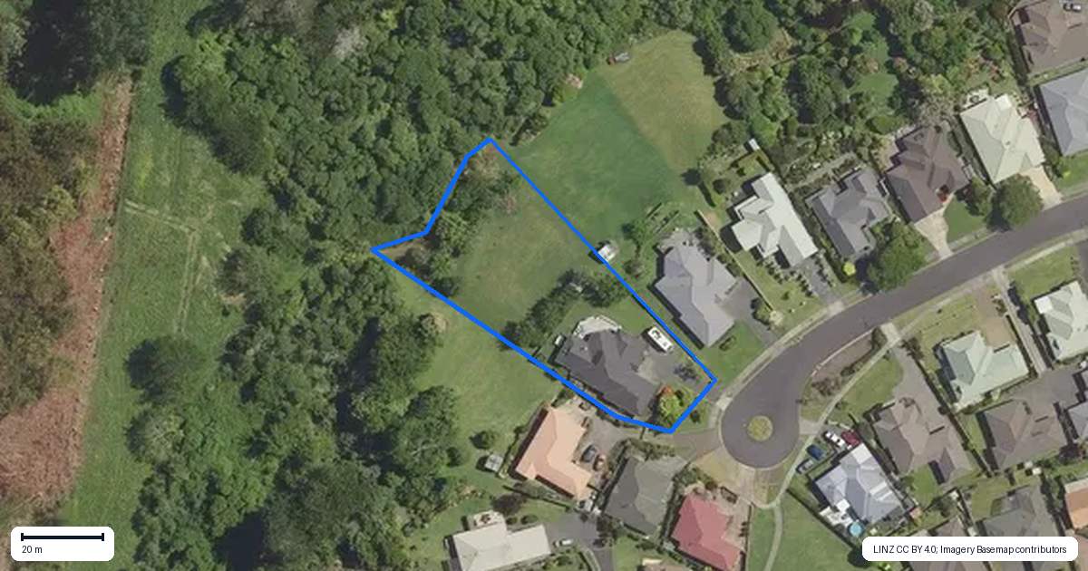 Property context map for 26 Lansdowne Road, Katikati