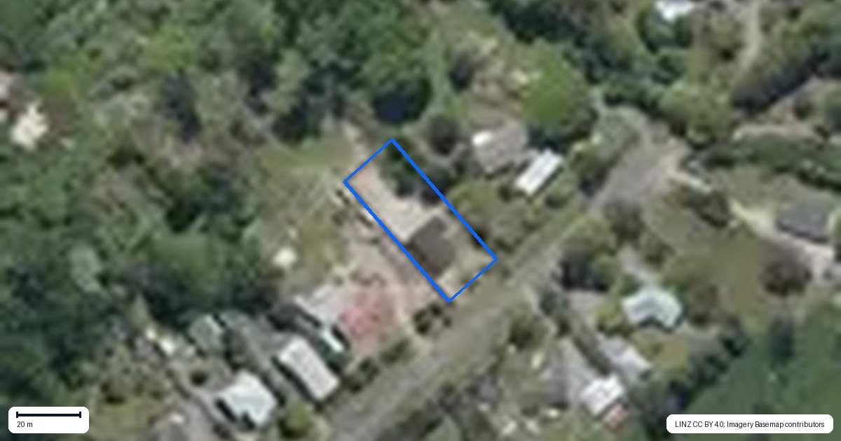 Property context map for 1659 River Road, Broadlands