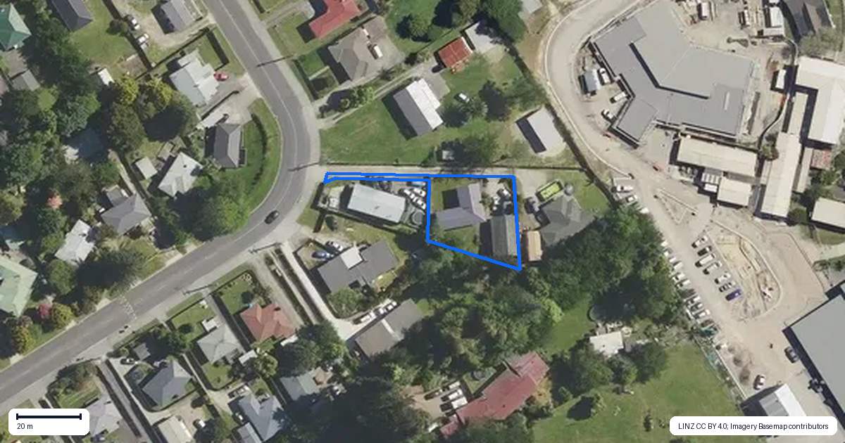 Property context map for 12B Gordon Road, Western Heights, Rotorua
