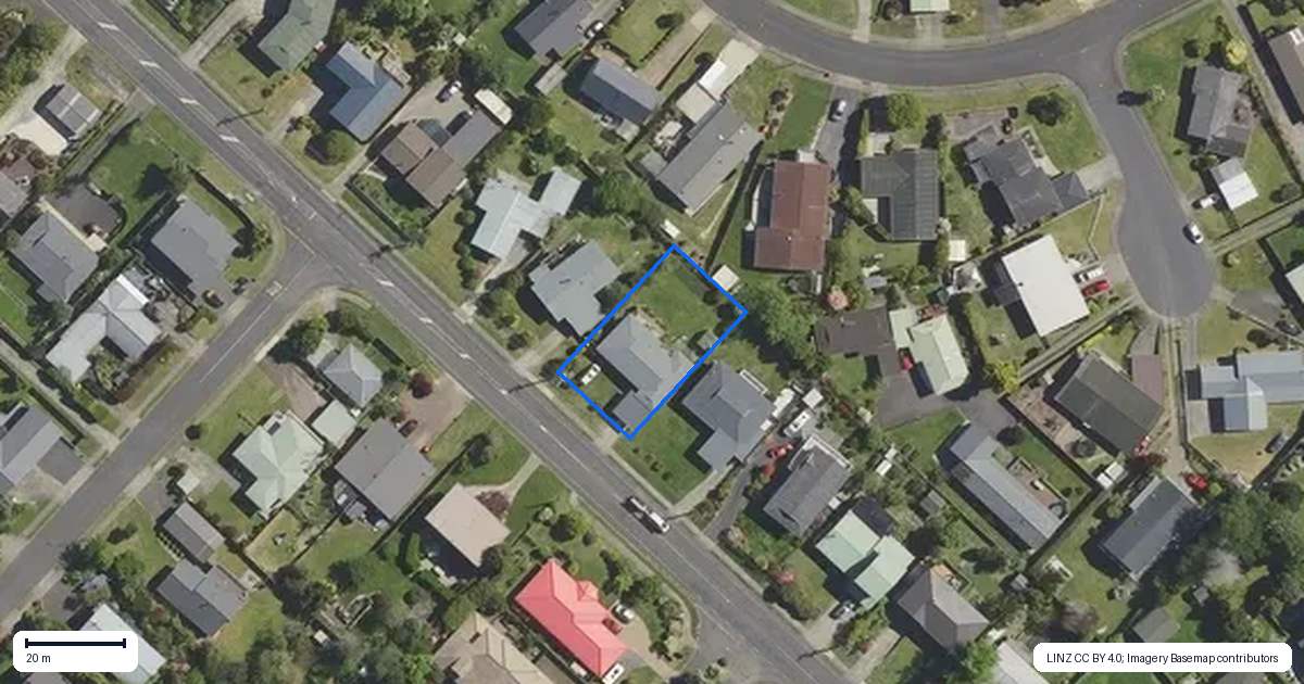 Property context map for 422 Pukehangi Road, Pomare, Rotorua
