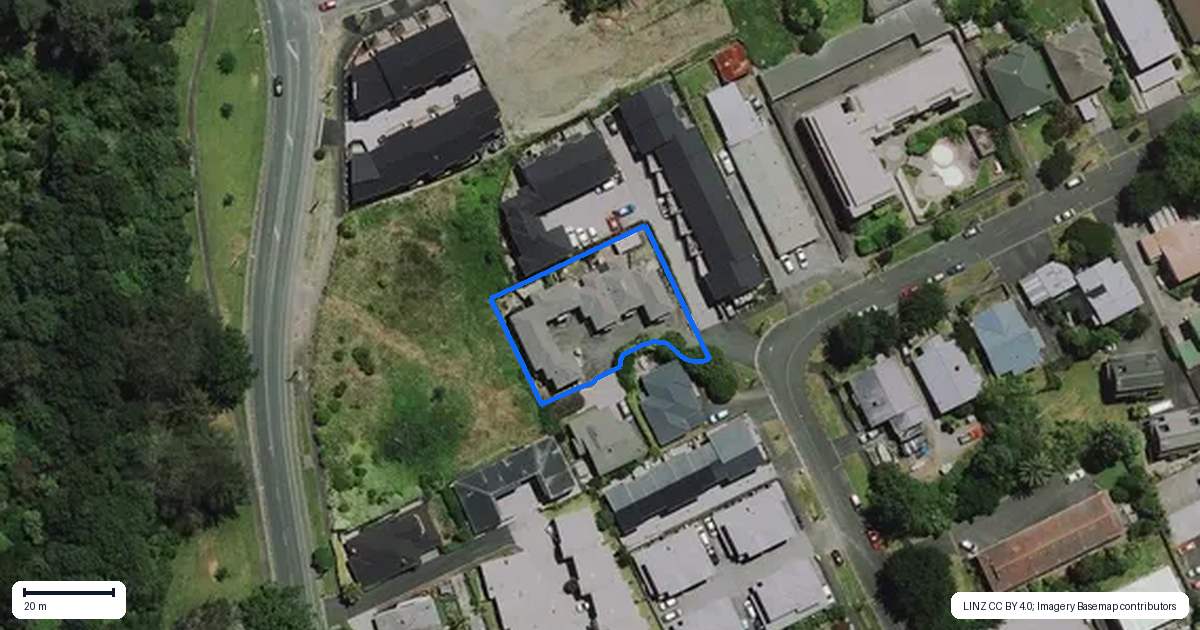 Property context map for 22C Hunter Street, Hamilton Lake, Hamilton