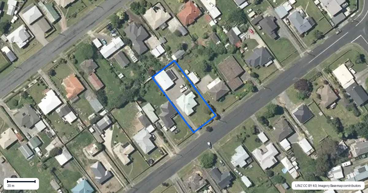 Property context map for 56 Neal Street, Putaruru