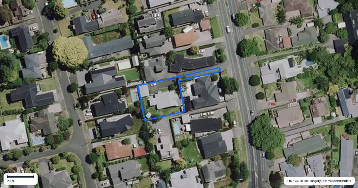 Property context map for 741 River Road, Chartwell, Hamilton