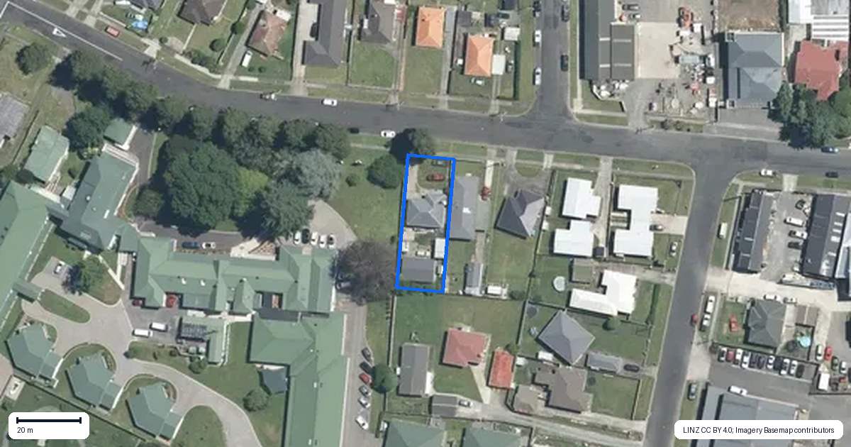Property context map for 16 Elizabeth Street, Matamata