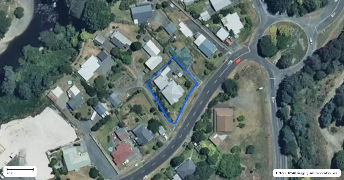 Property context map for 70 Ward Street, Taumarunui