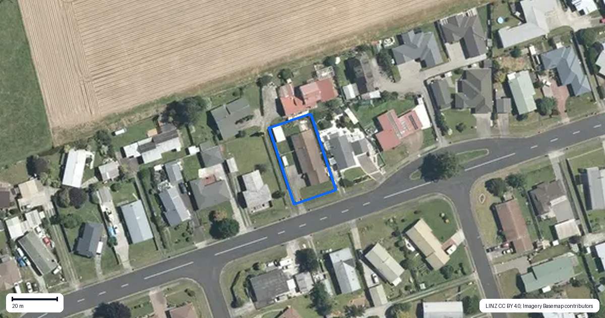 Property context map for 68 Tawari Street, Matamata