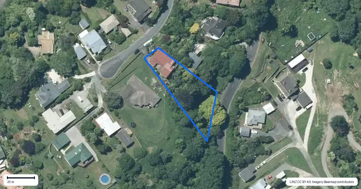 Property context map for 15 Rimu Street, Te Kuiti