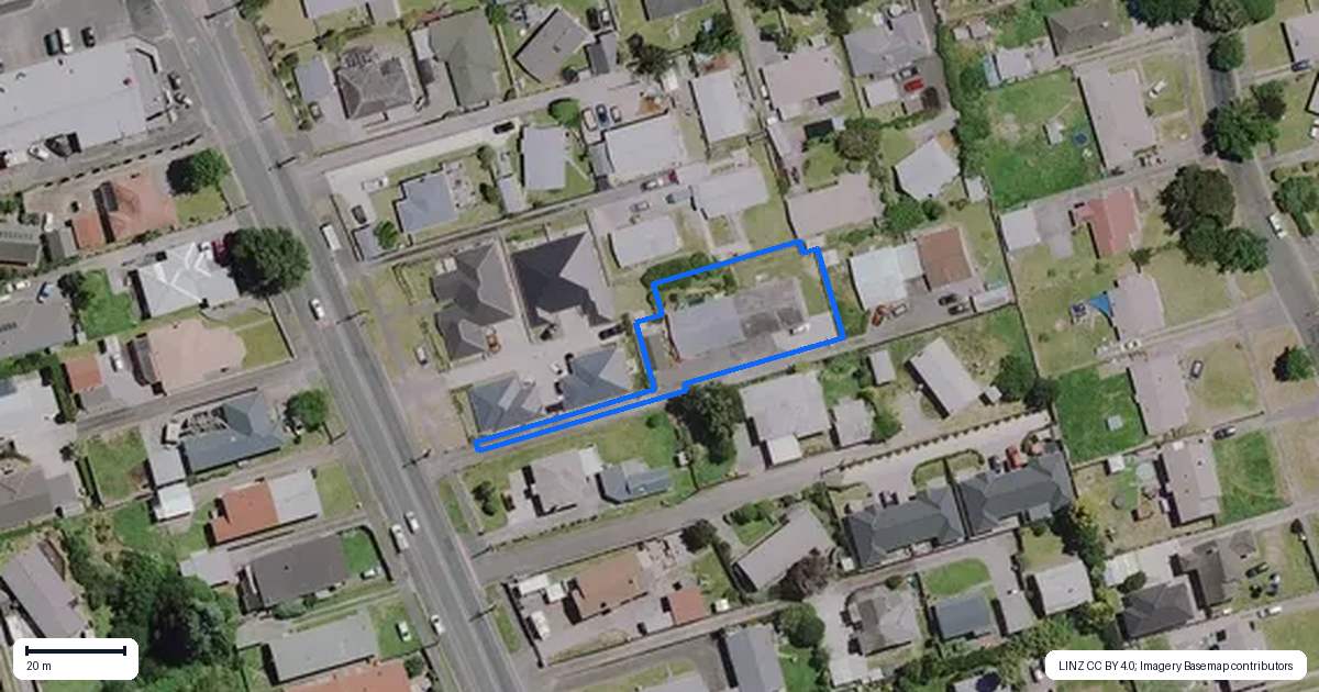 Property context map for 1144B Heaphy Terrace, Fairfield, Hamilton