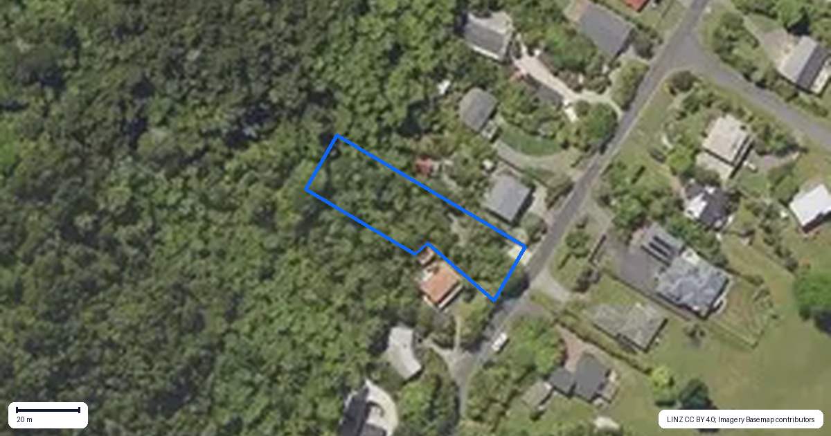 Property context map for 536 Spencer Road, Lake Tarawera, Rotorua