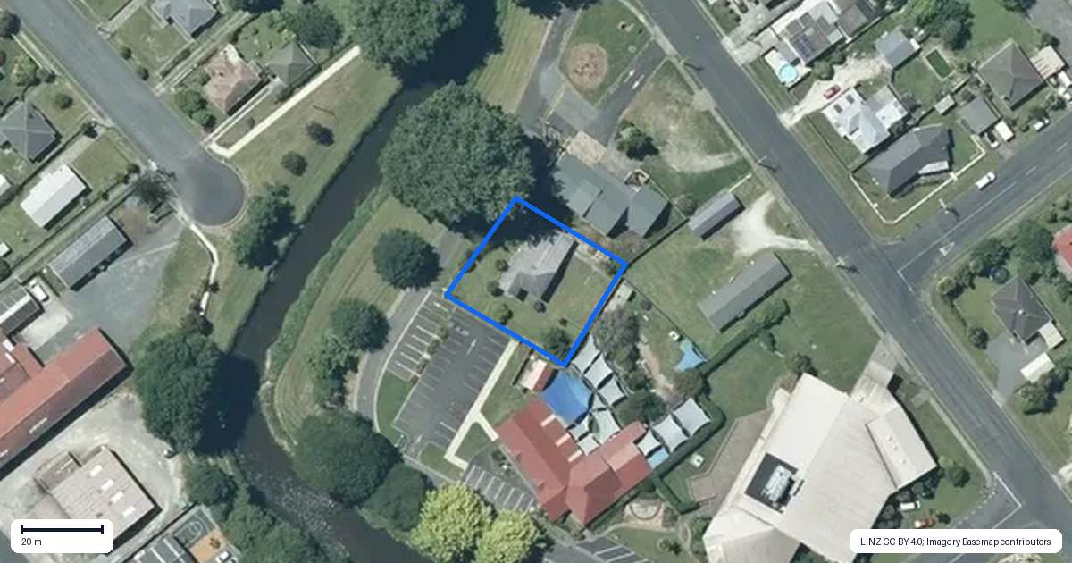 Property context map for 59 Esplanade, Te Kuiti