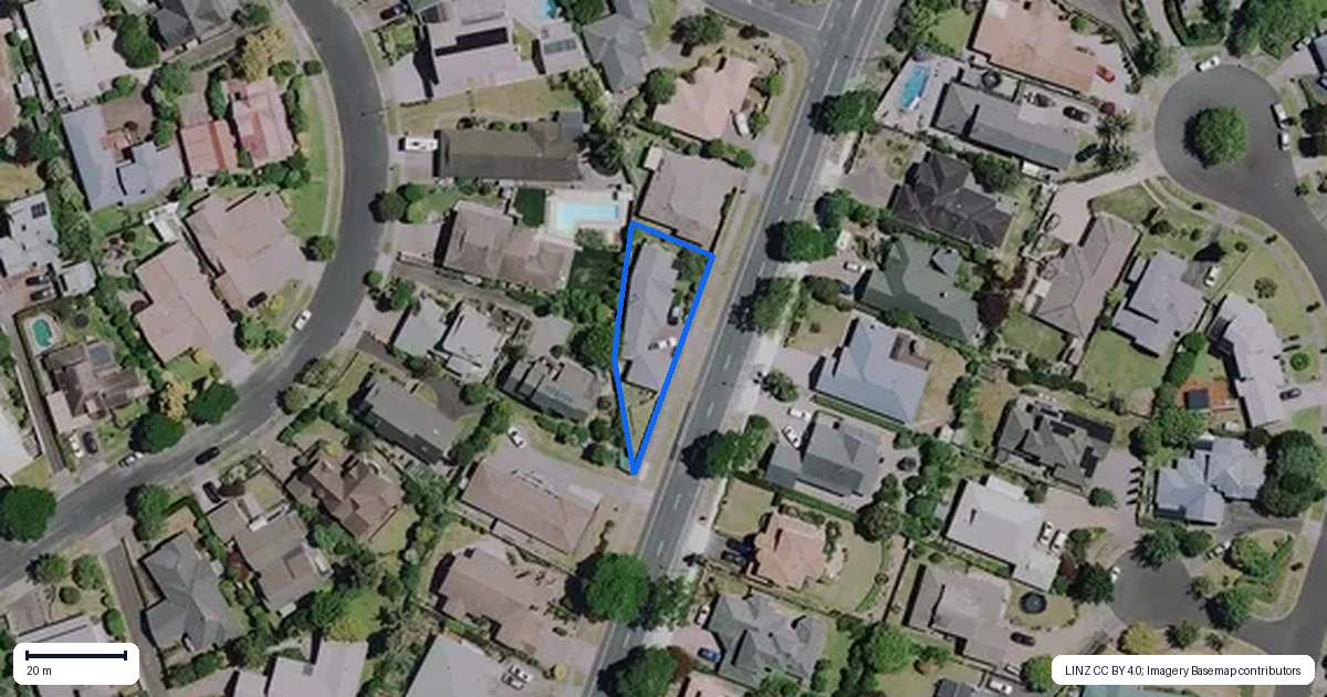 Property context map for 111 Crosby Road, Chartwell, Hamilton