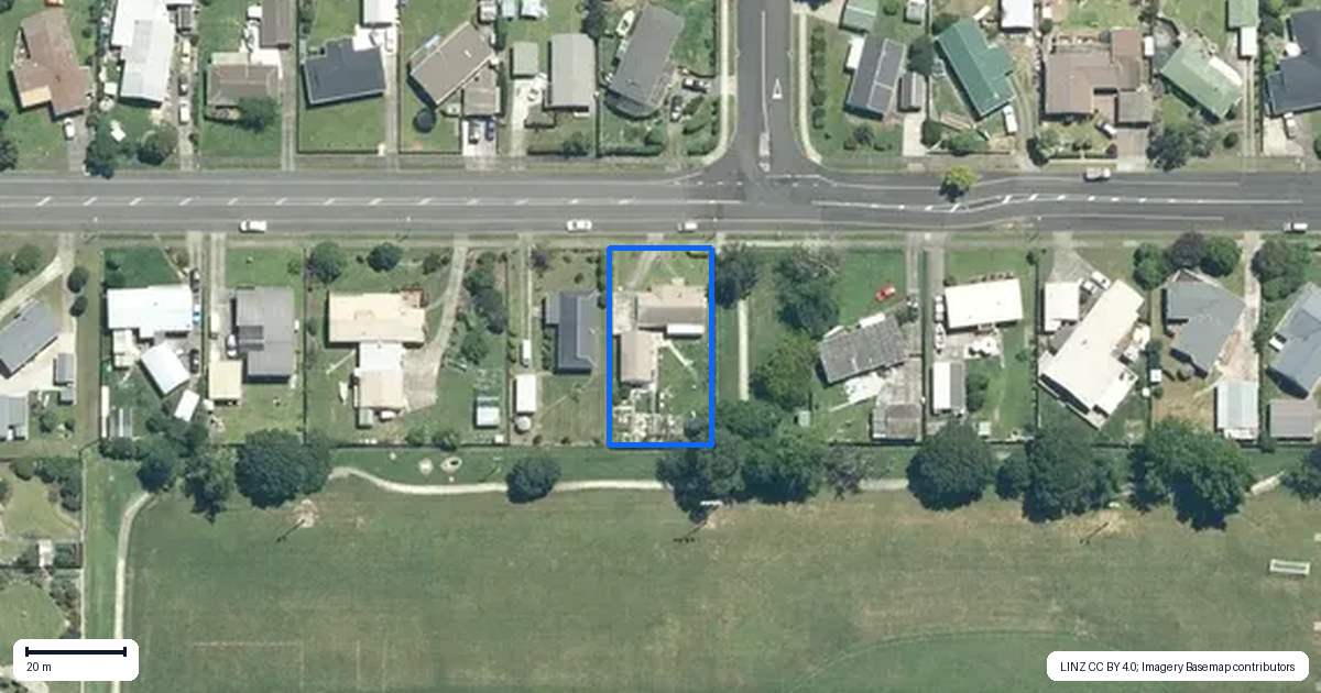 Property context map for 29 Mahana Road, Ngatea