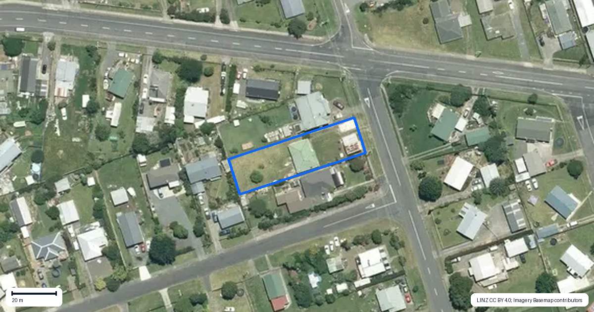 Property context map for 6 Kaikahu Road, Kerepehi, Paeroa