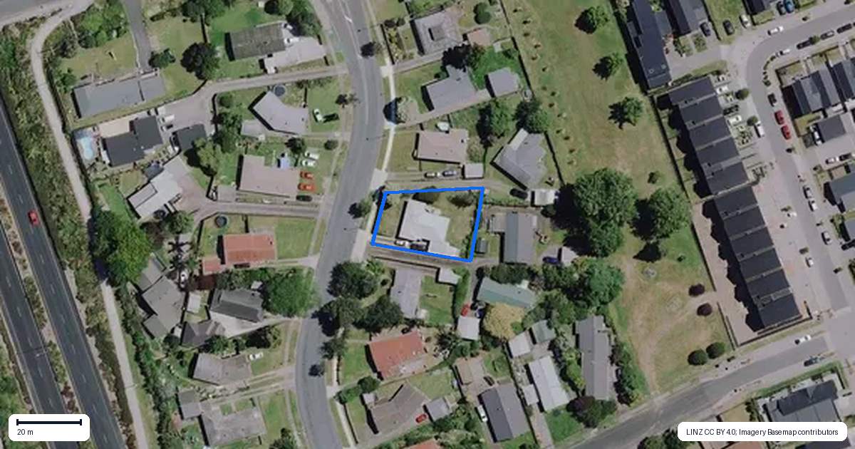 Property context map for 126 Fairview Street, Chartwell, Hamilton