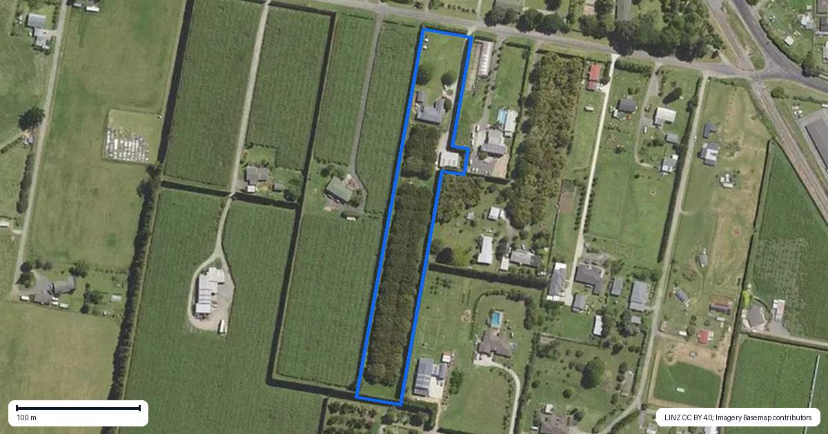 Property context map for 27 Paparoa Road, Te Puna
