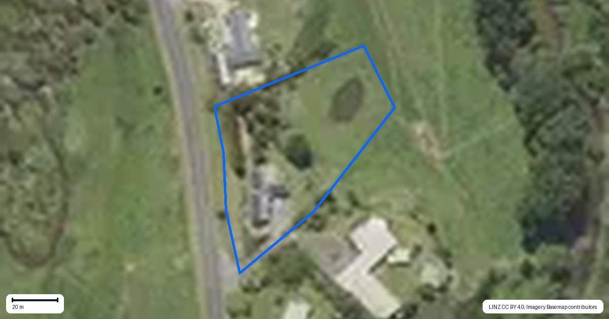 Property context map for 195 Oropi Road, Oropi