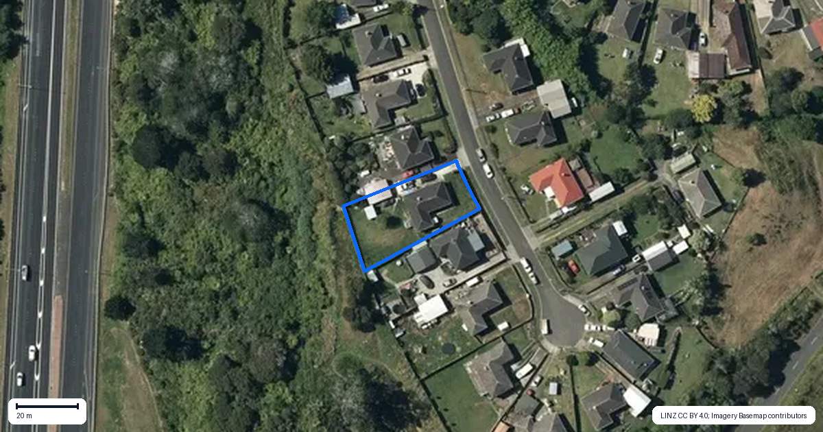 Property context map for 6 Emere Place, Meremere, Mercer