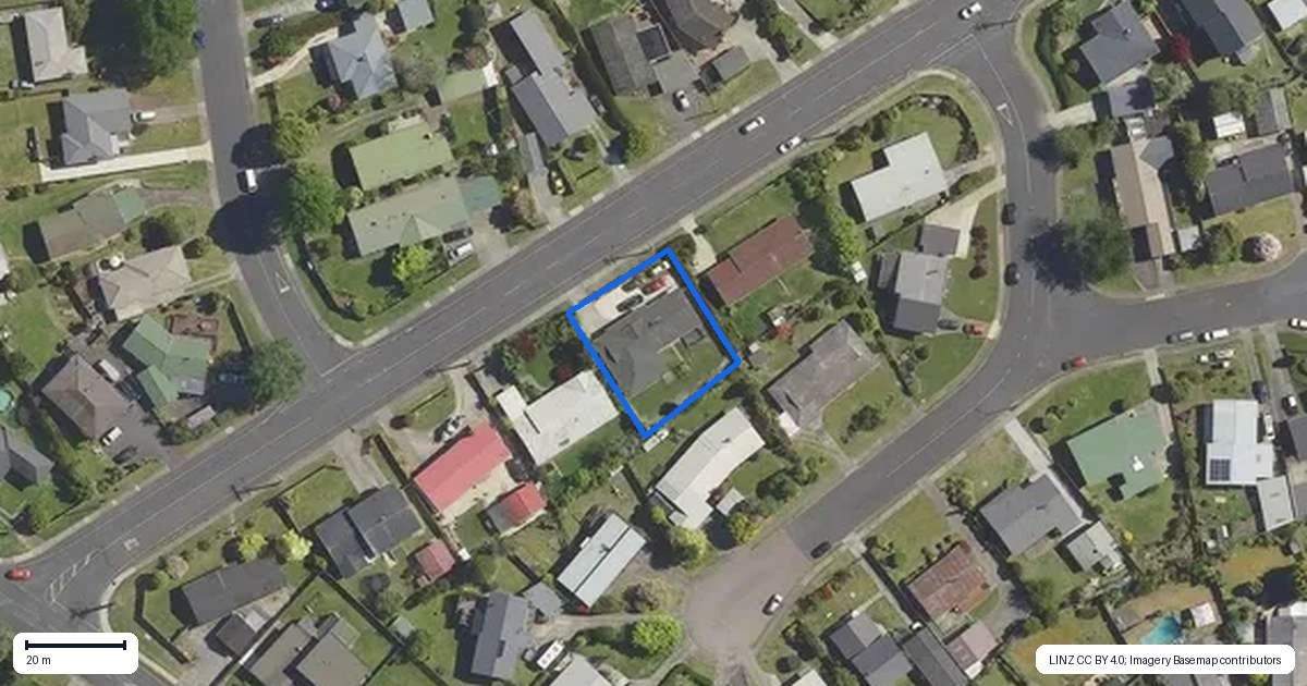 Property context map for 376 Malfroy Road, Pomare, Rotorua