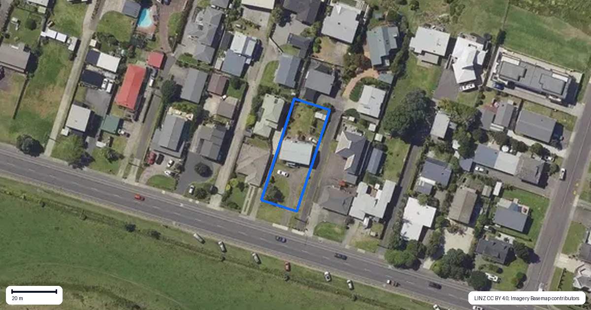 Property context map for 281 Pohutukawa Avenue, Ohope