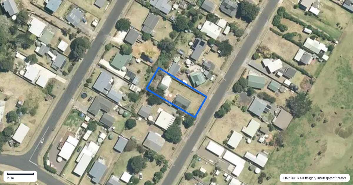 Property context map for 5 Cordyline Road, Port Waikato