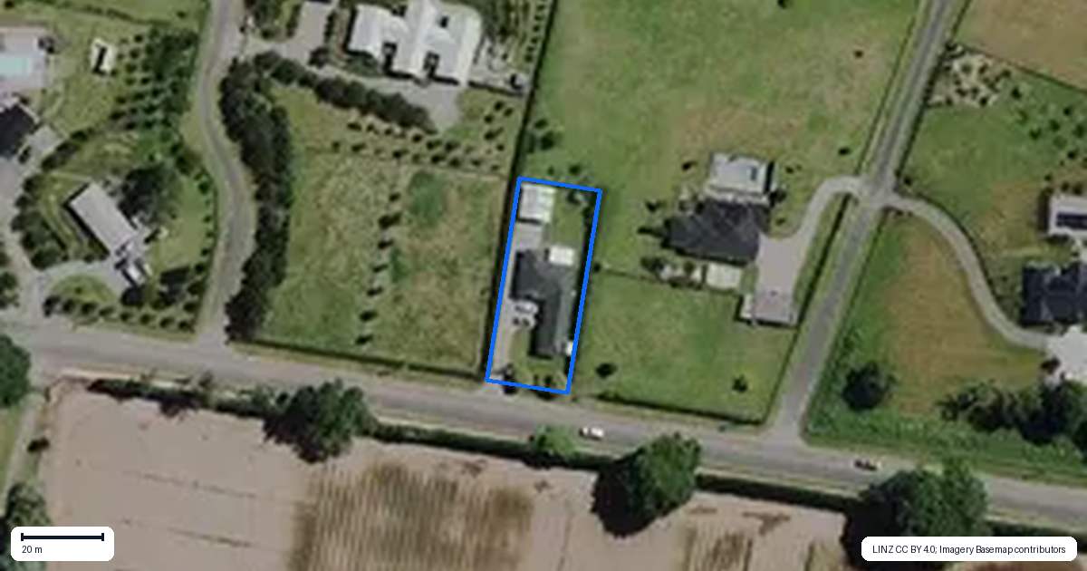 Property context map for 213 Matangi Road, Matangi, Hamilton