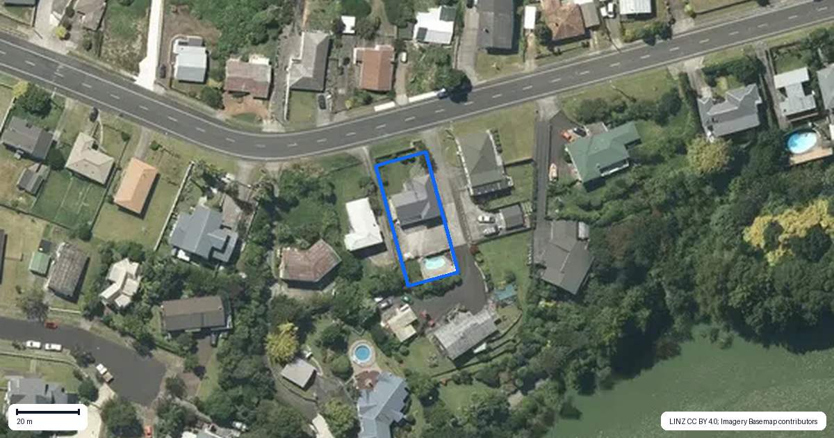 Property context map for 38 Kimihia Road, Huntly