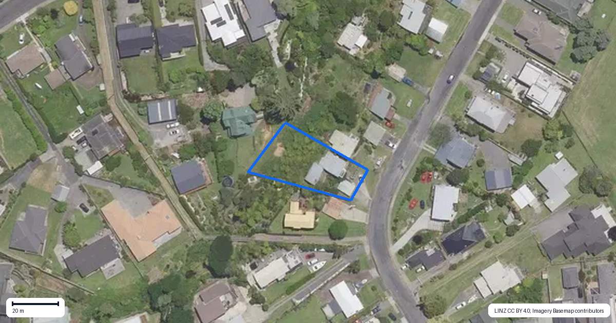 Property context map for 13 Harbour View Road, Omokoroa