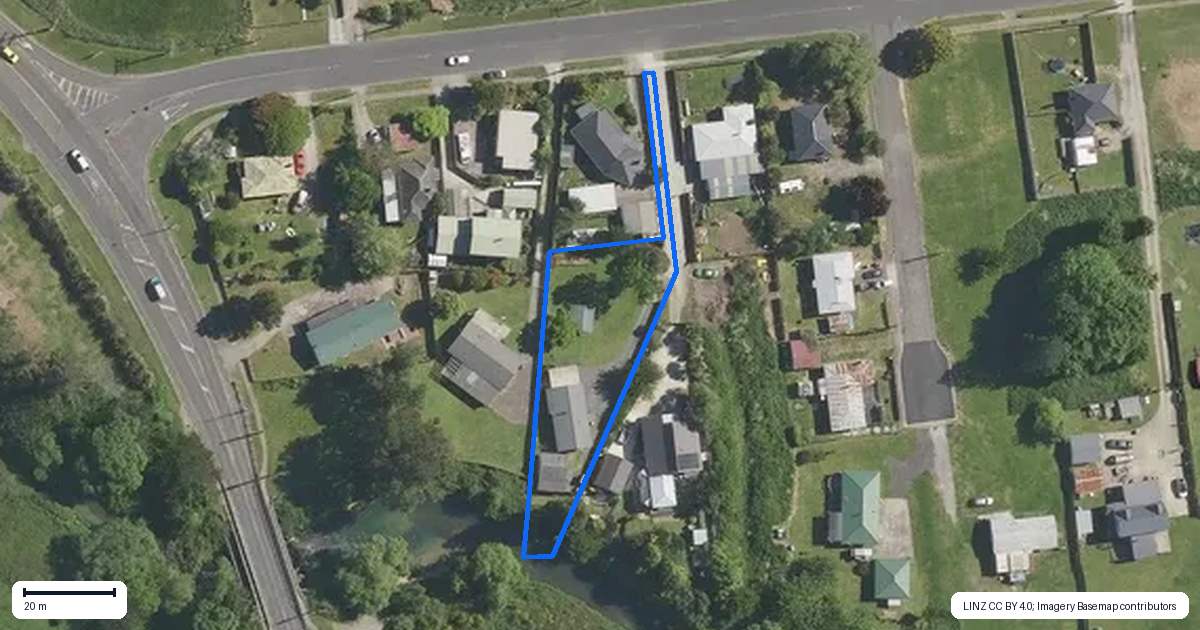 Property context map for 8A Waiteti Road, Ngongotaha, Rotorua