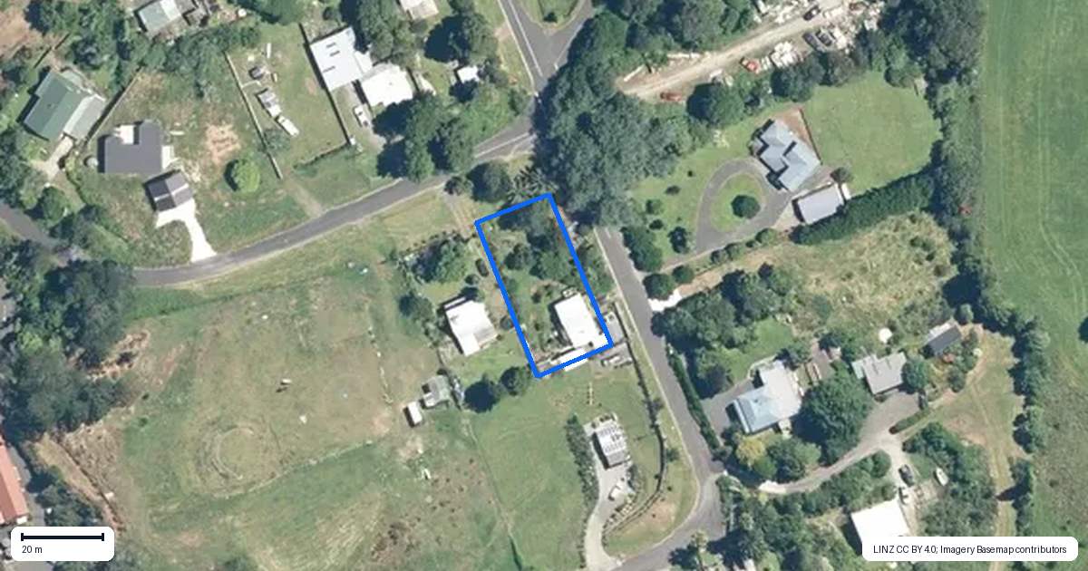 Property context map for 80 Victoria Street, Waikino, Waihi
