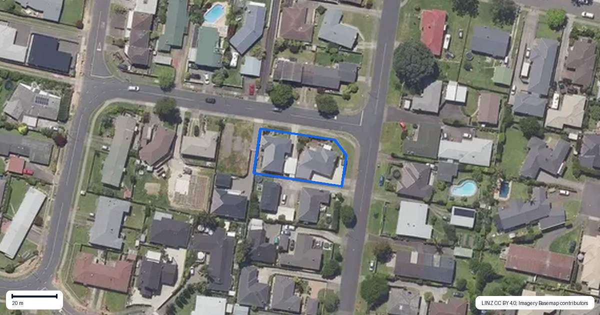 Property context map for 25 Freyberg Street, Otumoetai, Tauranga