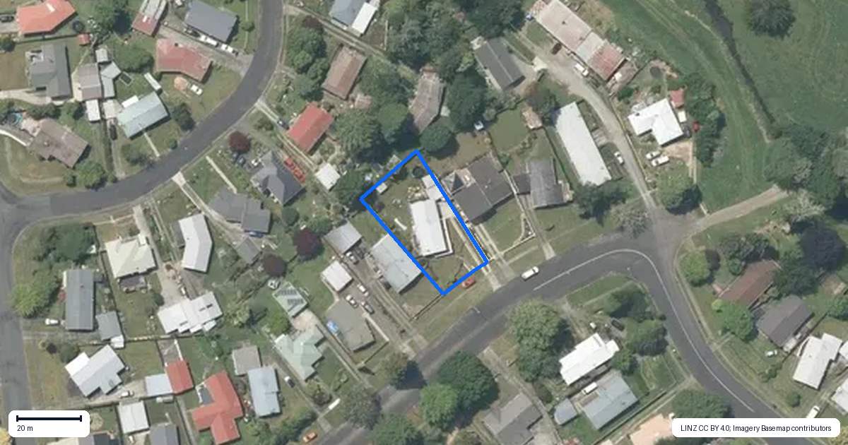Property context map for 216 West Parkdale Street, Tokoroa
