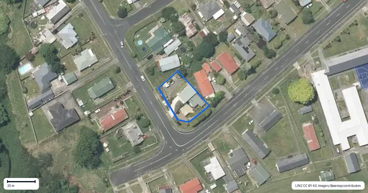 Property context map for 80 Tainui Street, Tokoroa