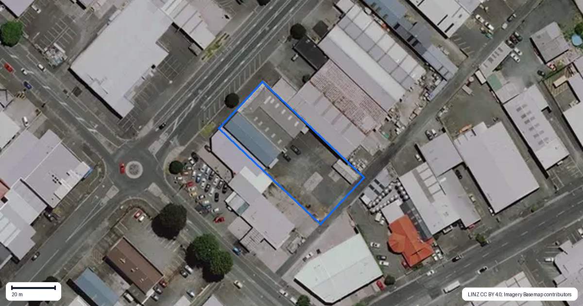 Property context map for 47 King Street, Frankton, Hamilton