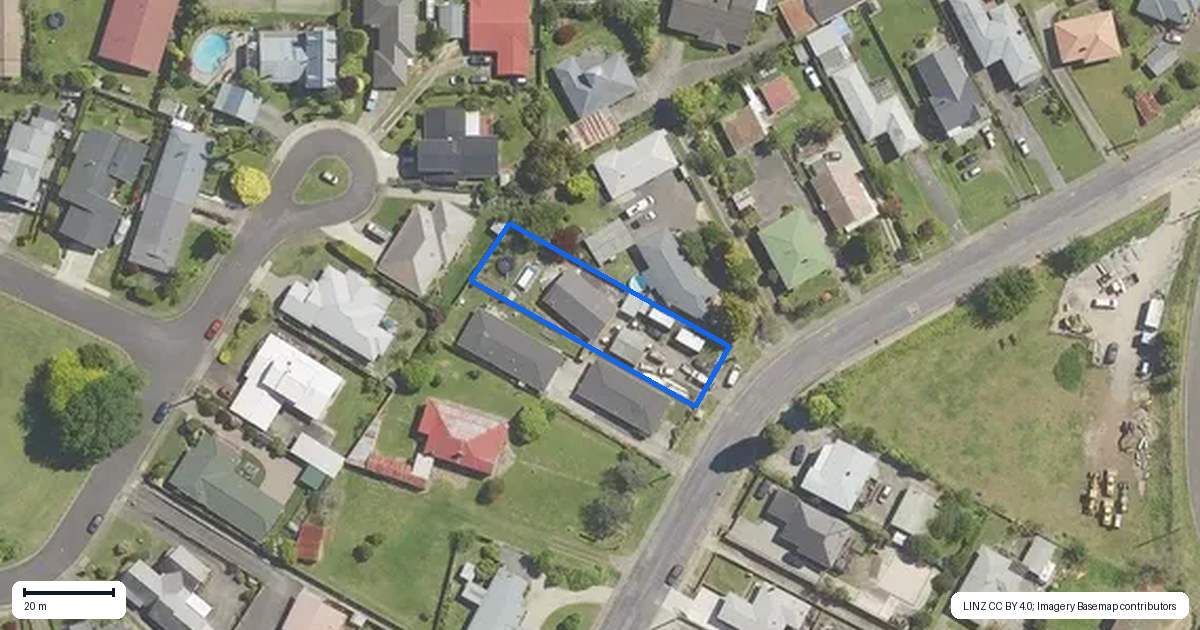 Property context map for 193 Boucher Avenue, Te Puke